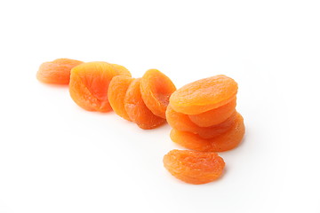 Image showing Healthy food. Dried apricots