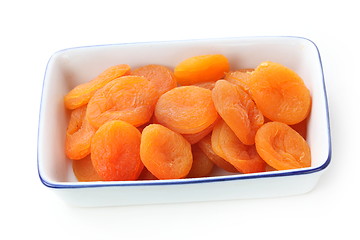 Image showing Healthy food. Dried apricots