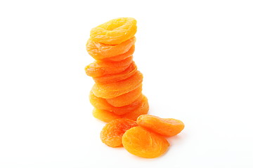 Image showing Healthy food. Dried apricots