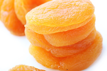 Image showing Healthy food. Dried apricots