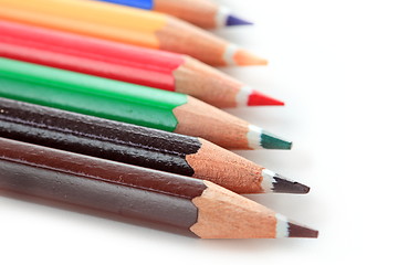 Image showing Many pencils