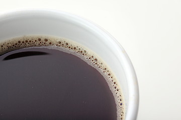 Image showing White coffee cup