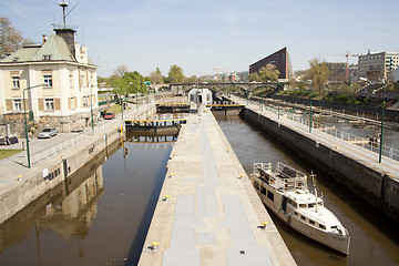 Image showing view of the dam