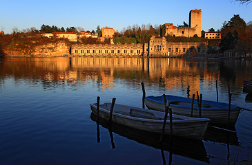 Image showing hydroelectric power station in trezzo