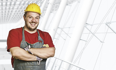 Image showing handyman portrait 