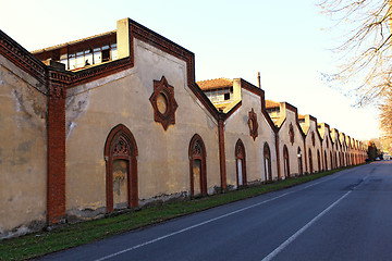 Image showing old factory ruin in trezzo