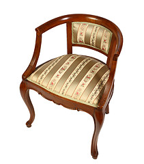 Image showing wooden armchair