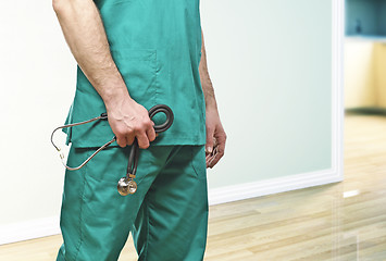 Image showing doctor with stethoscope
