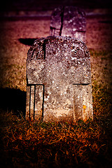 Image showing grave stone