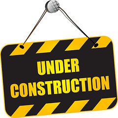 Image showing Under construction sign