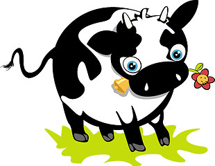 Image showing Cute cow