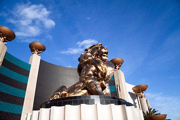 Image showing MGM Hotel Lion