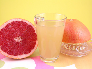 Image showing grapefruit juice