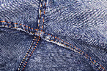 Image showing Blue jeans as background 