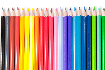 Image showing Multicolored pencils