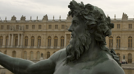 Image showing palace of versailles statue