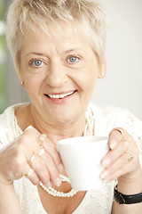 Image showing Elderly woman