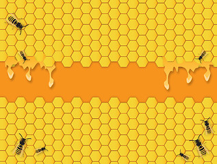 Image showing Bees Background