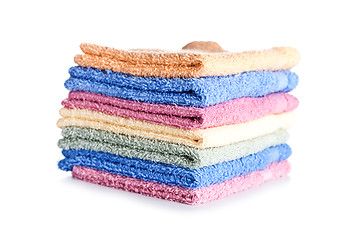 Image showing colorful towels 