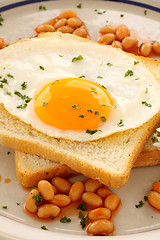 Image showing Parsley On Egg