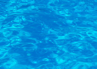 Image showing clear blue water background