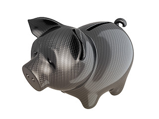 Image showing Carbon fiber piggy bank: reliable service