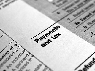 Image showing Tax forms