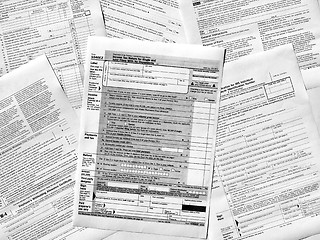 Image showing Tax forms