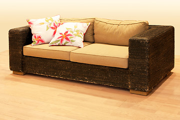 Image showing Grunge sofa