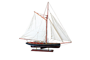 Image showing Sail ship isolated