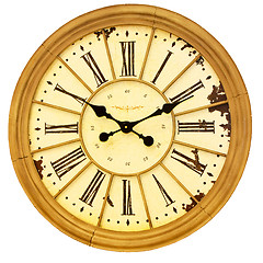 Image showing Sepia clock