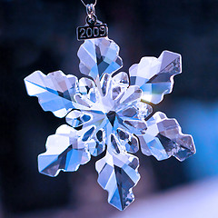 Image showing Crystal snowflake