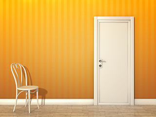 Image showing orange room