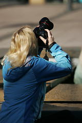 Image showing Female Photographer