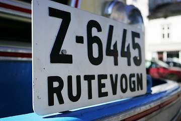 Image showing Rutevogn