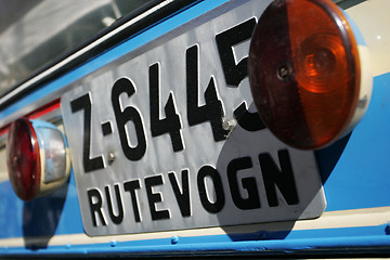 Image showing License plate