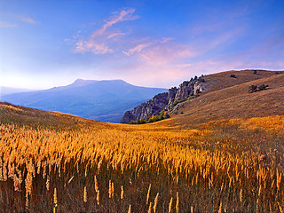 Image showing Mountains landscape.