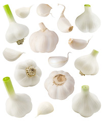 Image showing Garlic set.