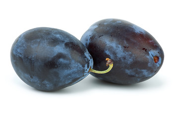Image showing Two plums