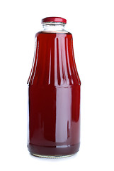 Image showing Pomegranate juice in the glass jar