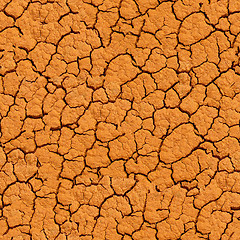 Image showing Cracked ground pattern.