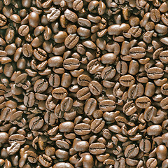 Image showing Coffee beans seamless background.