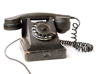 Image showing Old telephone.