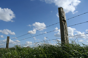 Image showing rural fence