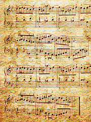 Image showing Music-paper.