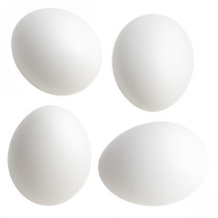 Image showing White eggs.