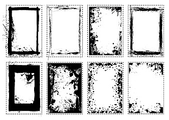 Image showing Splat grunge picture frame