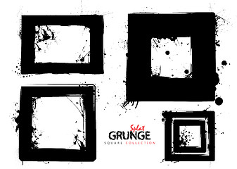 Image showing Grunge square collection