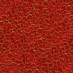 Image showing Red cracked paint seamless background.