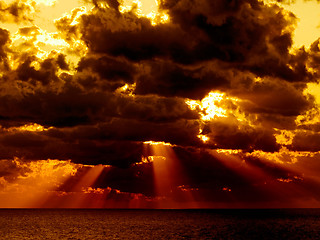 Image showing Dramatic sky.